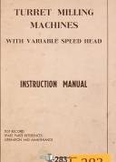Lagun-Lagun FT-1, Milling Machine, Instructions Manual-FT-1-01